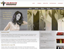 Tablet Screenshot of courtesycleaners.com